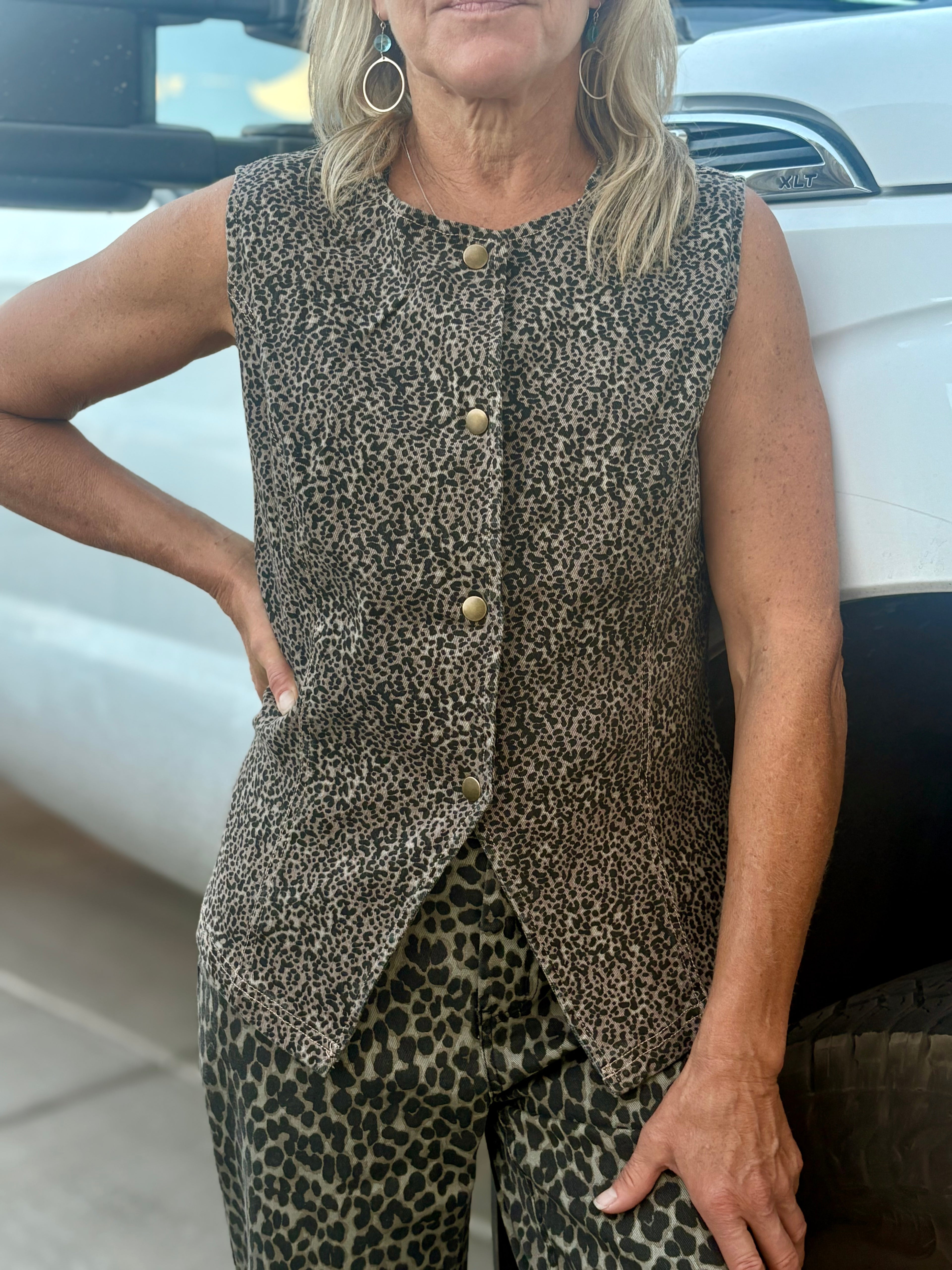 High Roller Denim Vest