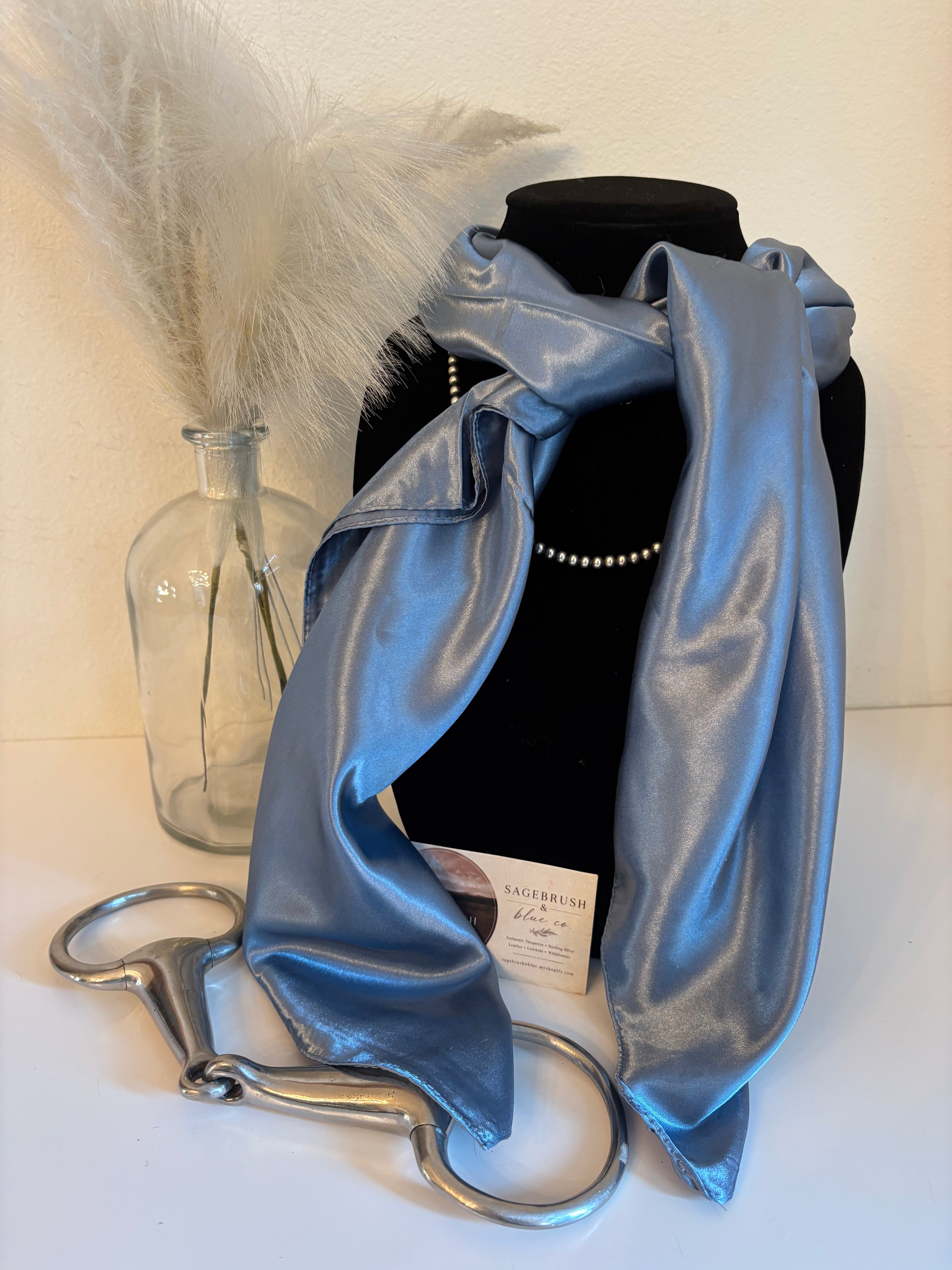 Wynonna Baby Blue Wild Rag