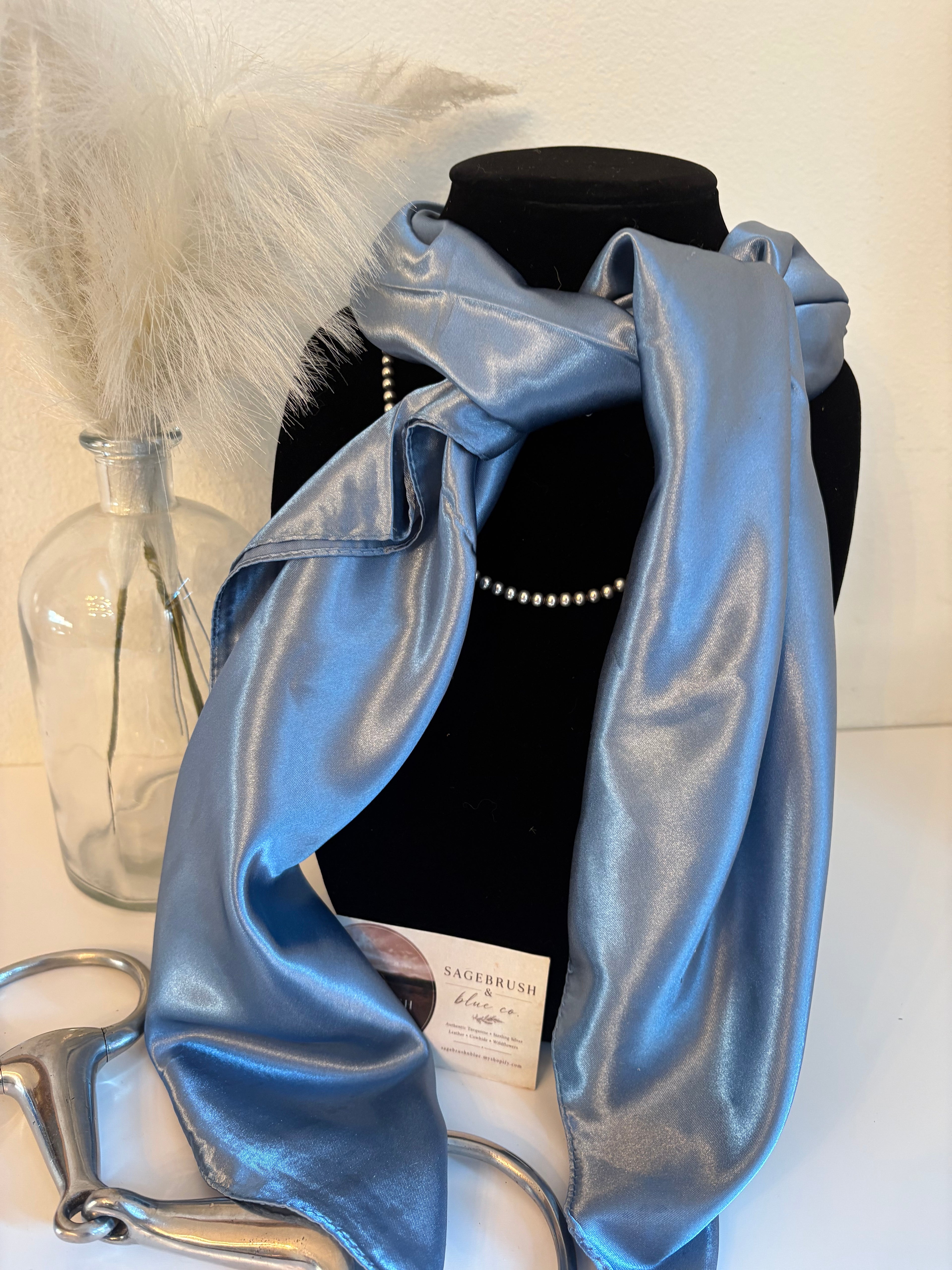 Wynonna Baby Blue Wild Rag