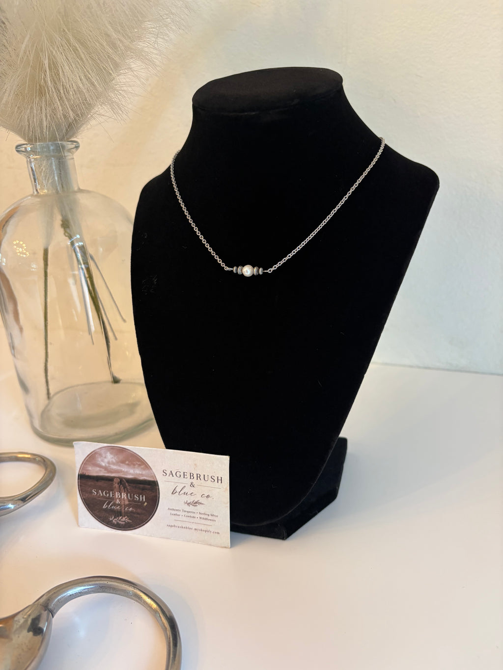 Sterling Saltwater Necklace