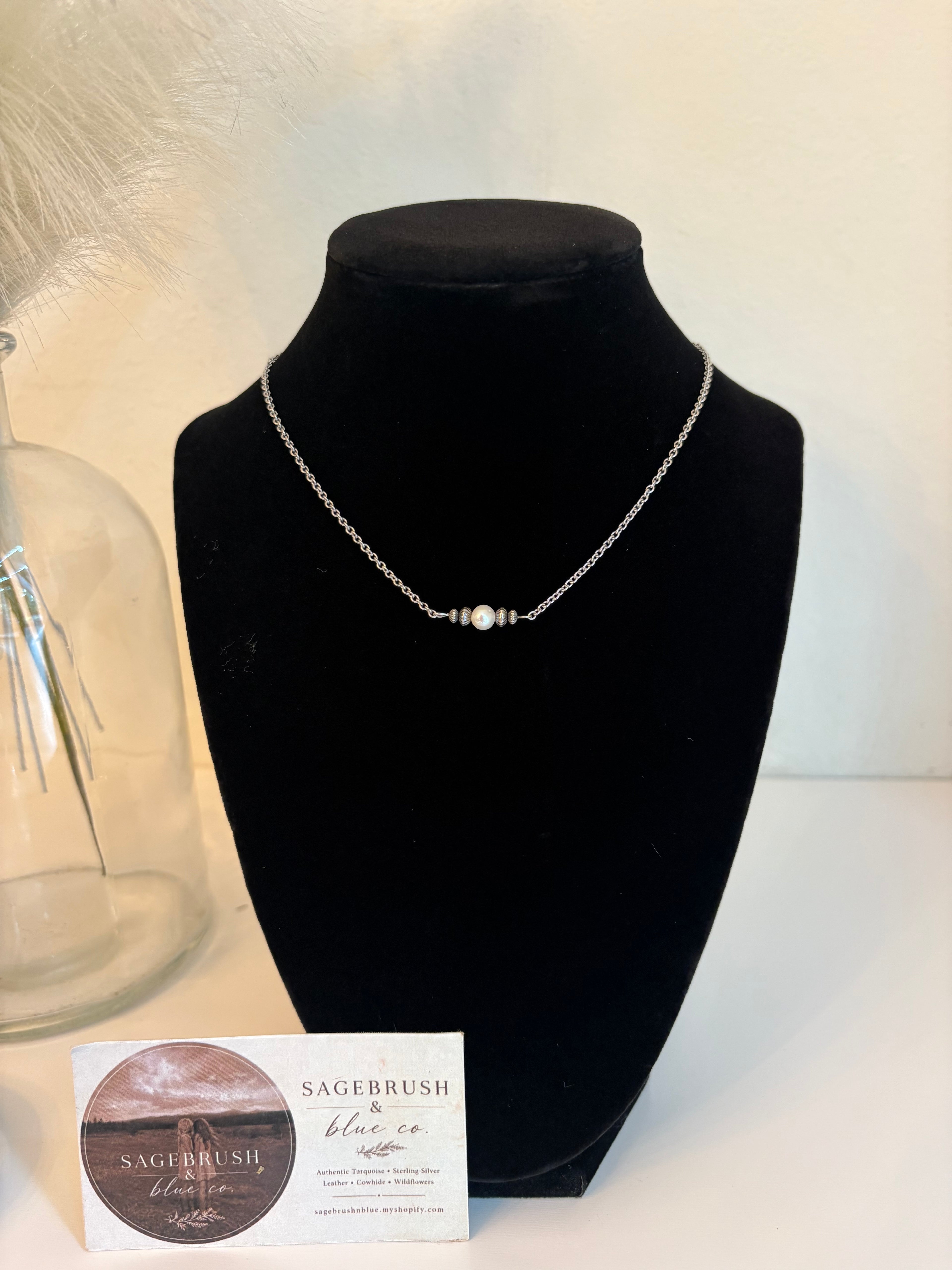 Sterling Saltwater Necklace