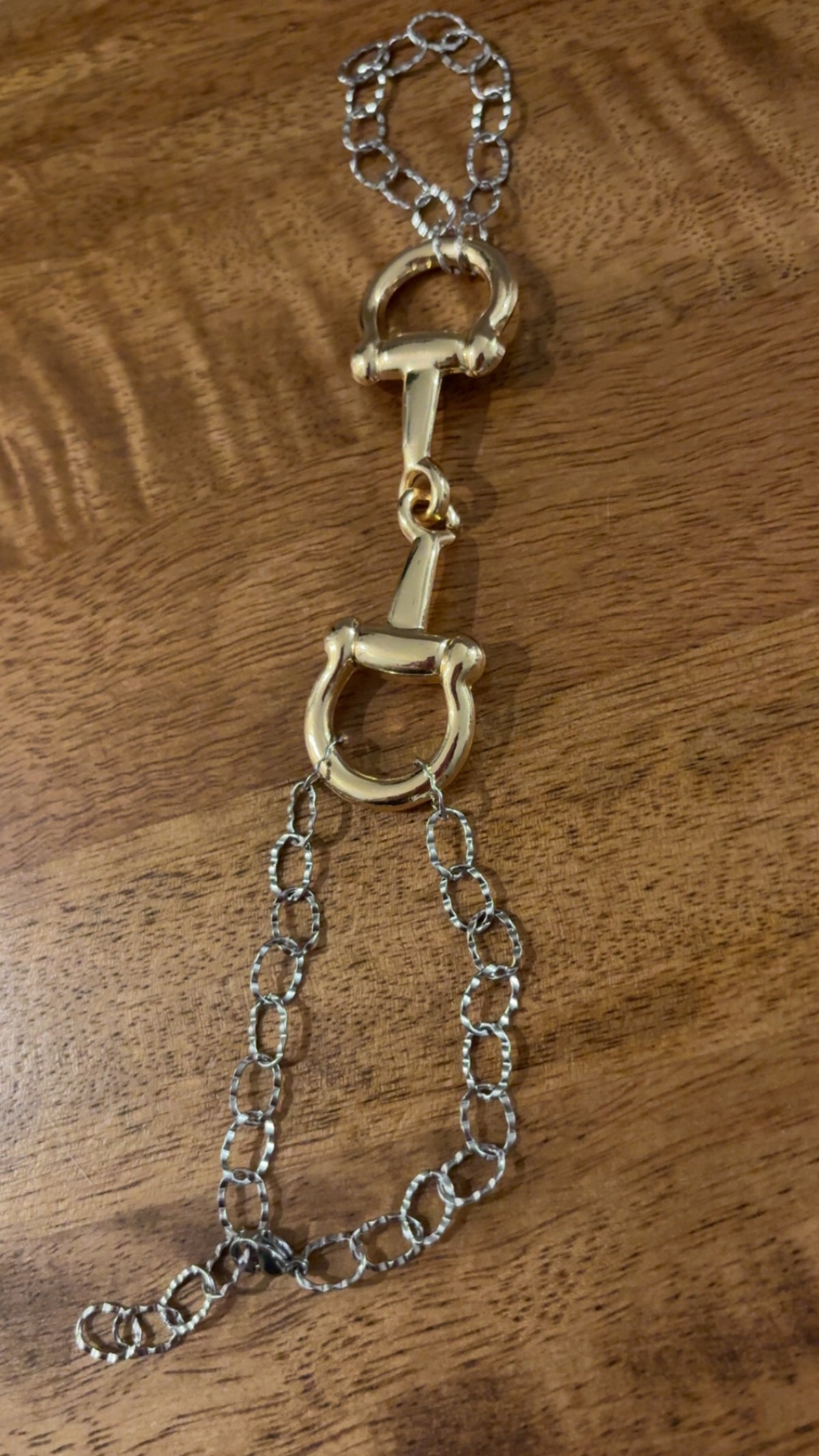 Gold Snaffle Hand Chain