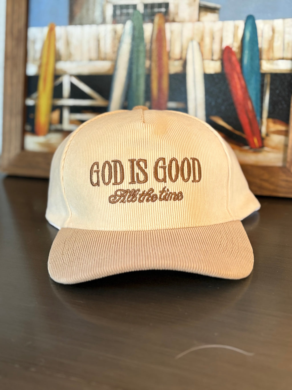 God Is Good Corduroy Cap