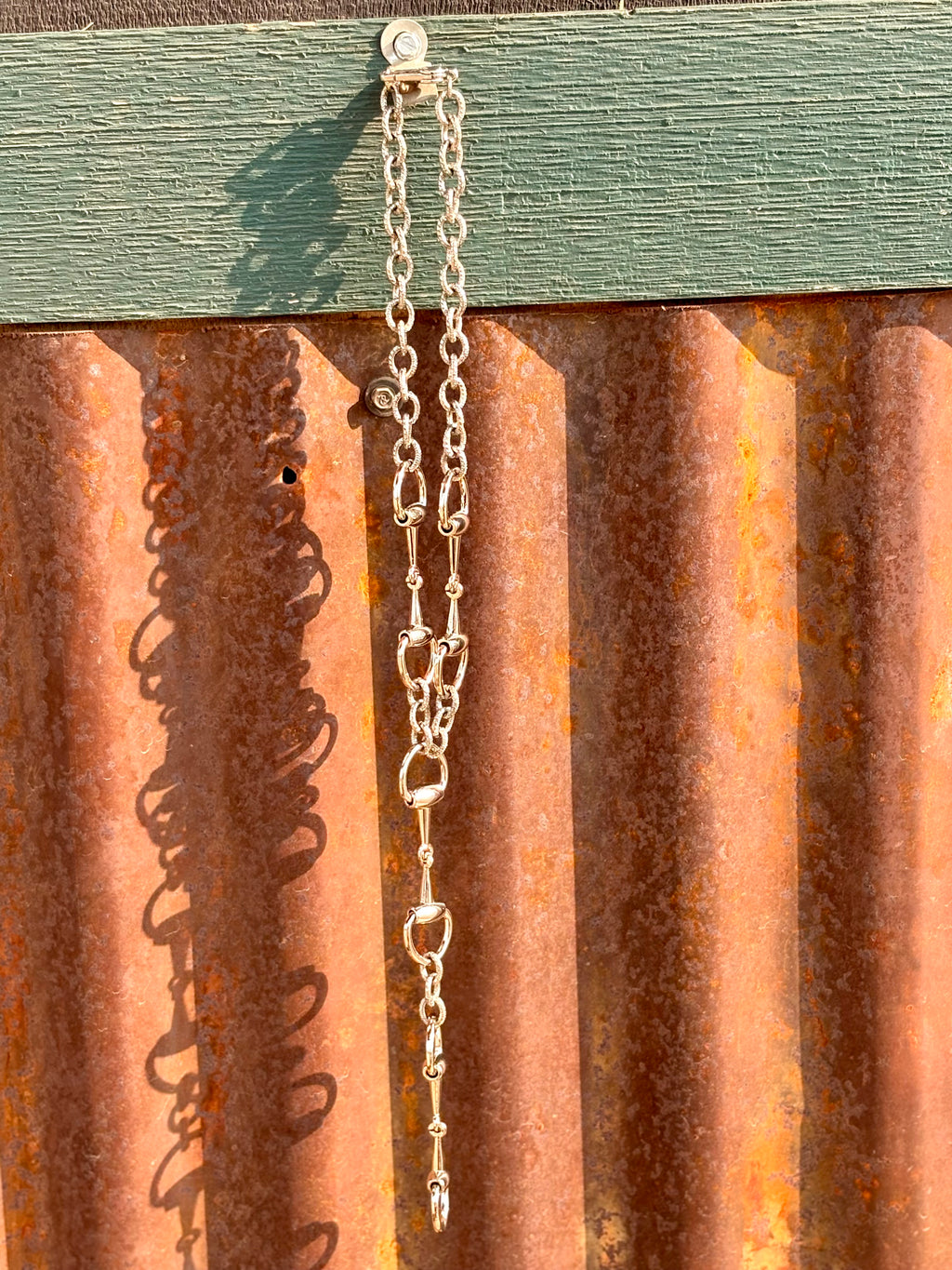 Snaffle Lariat Necklace