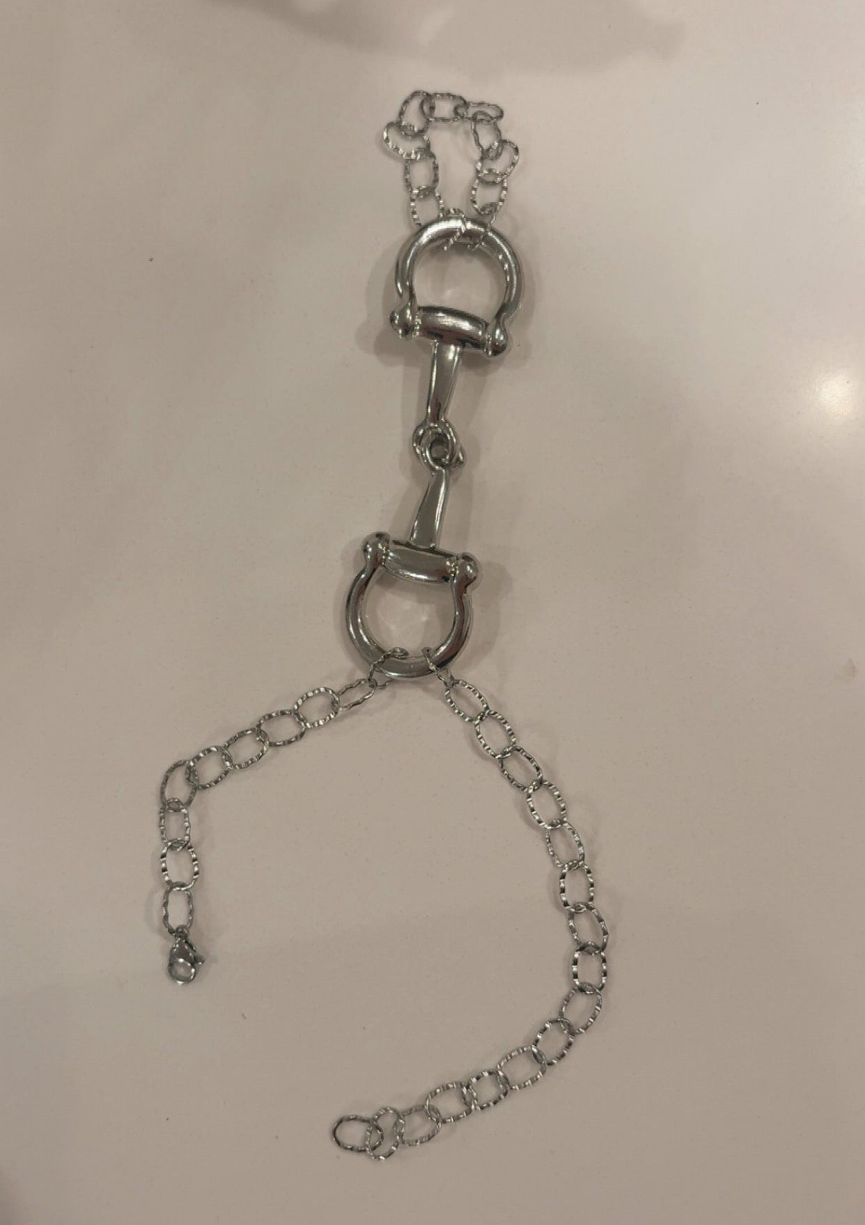 Sterling Snaffle Handchain