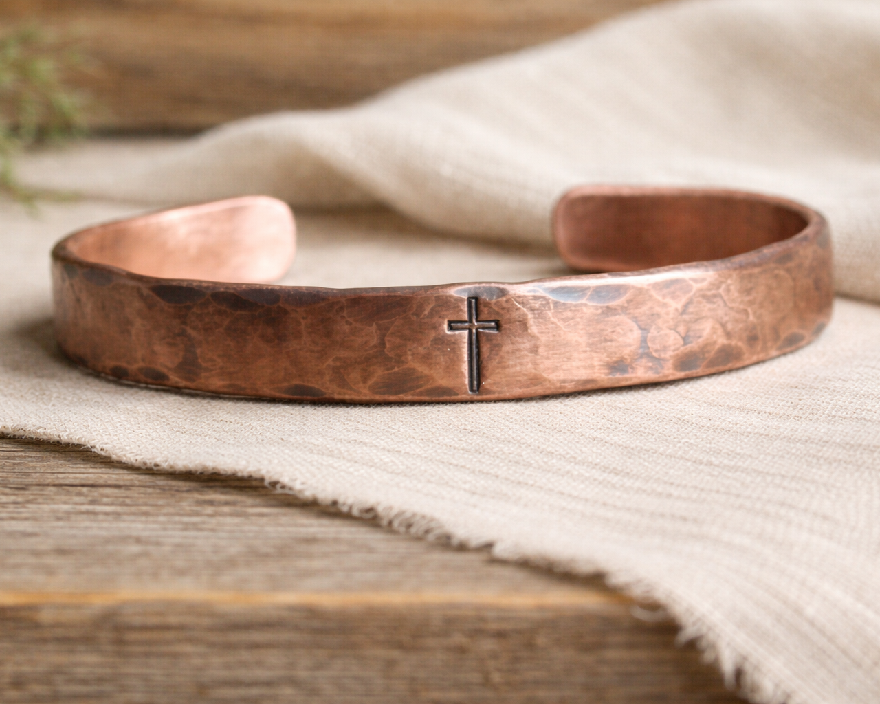 Psalm Copper Cuff