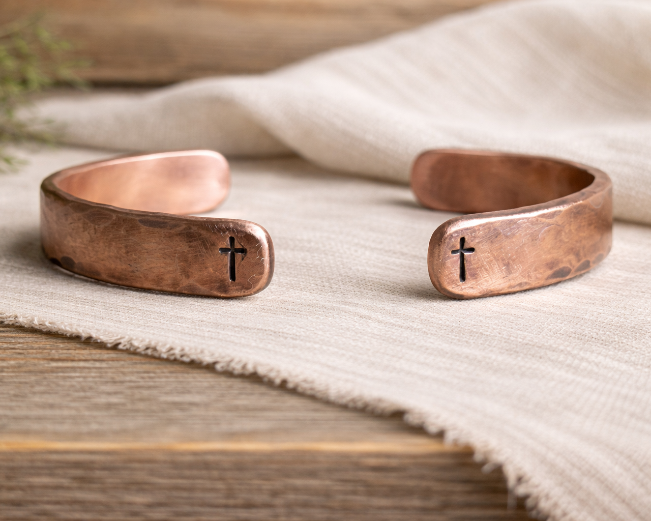 Psalm Copper Cuff