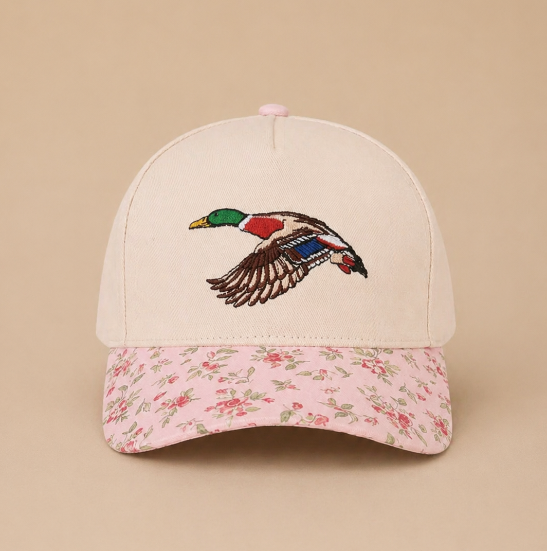 Floral Mallard Trucker
